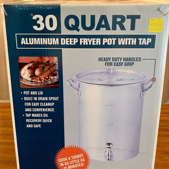 tractor supply Kitchen 3 Quart Aluminum Deep Fryer Pot With Tap Tractor Supply Poshmark